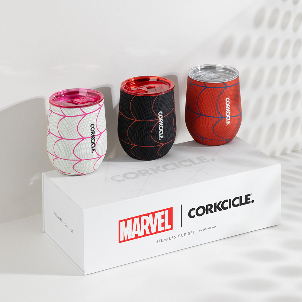 Spider-Man Stemless Set (3) - Bright Sip V4