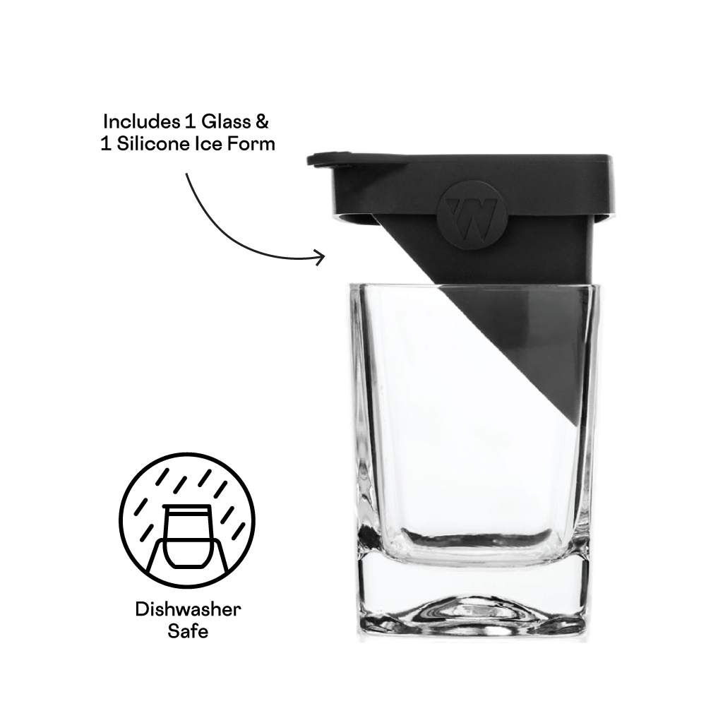 Whiskey Wedge + Cigar Glass Bundle - Clean Whiskey K1
