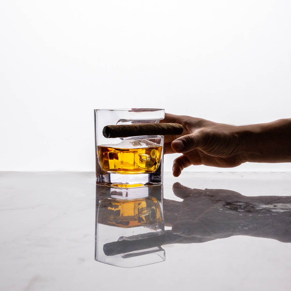 Whiskey Wedge + Cigar Glass Bundle - Clean Whiskey K1