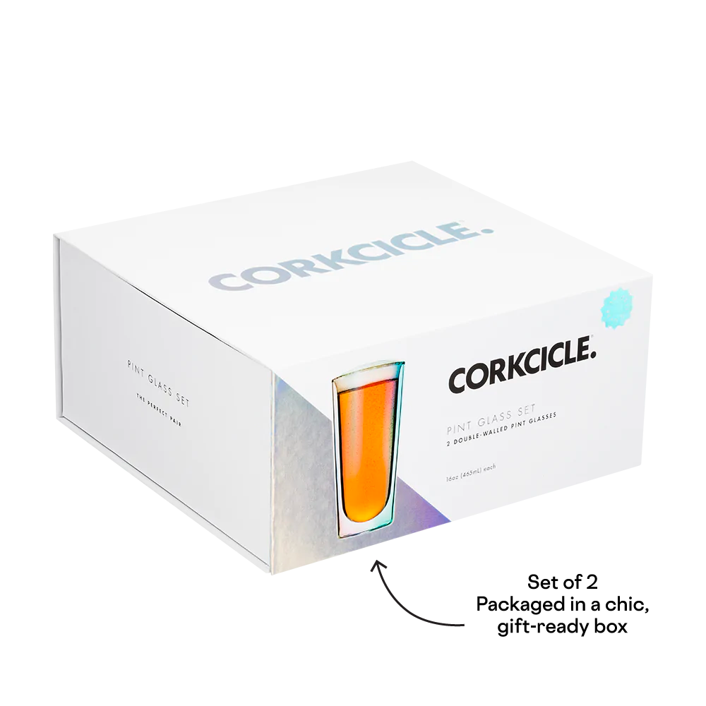 Prism Pint Glass Set (2) - Portable Glassware I0