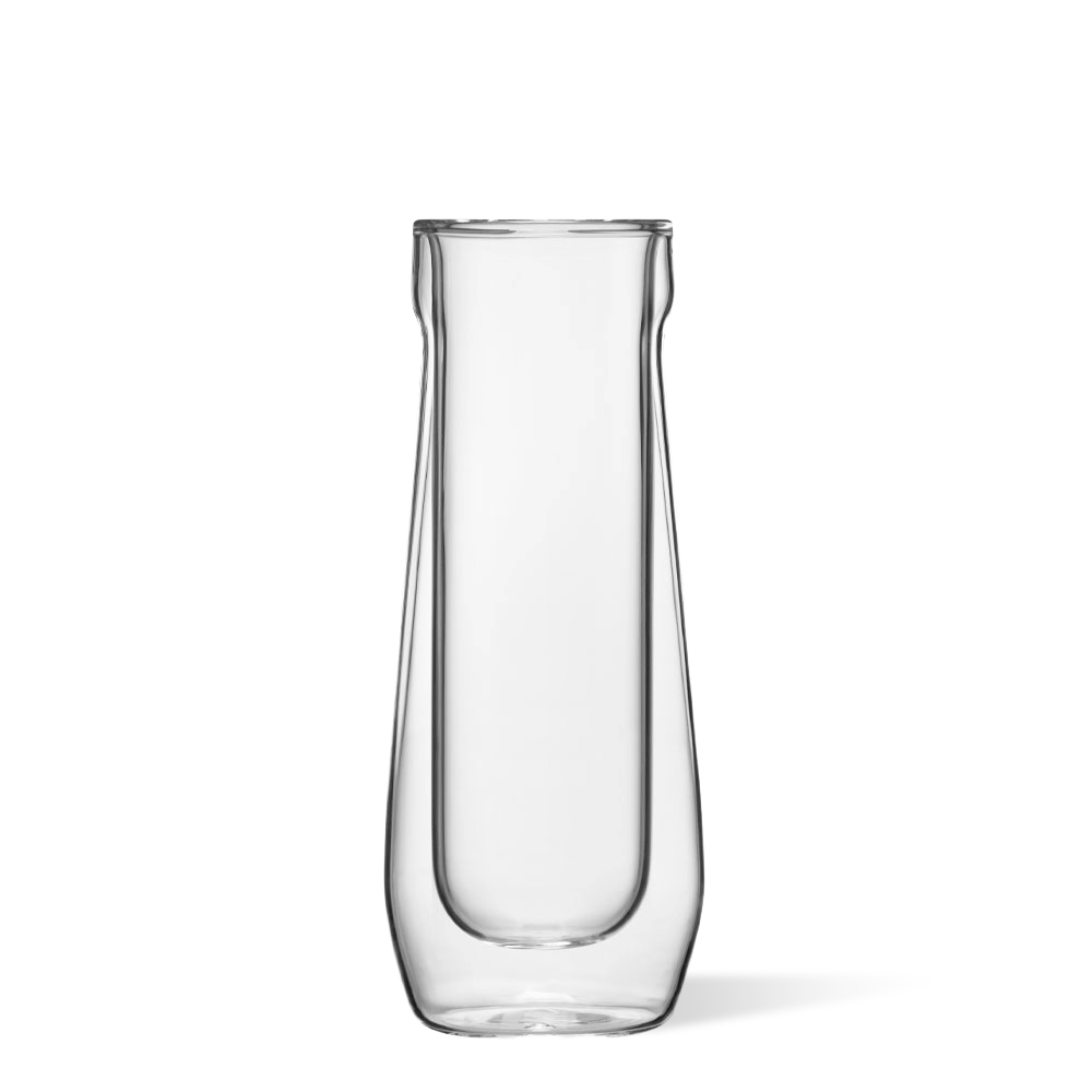 Stemless Flute Glass Set (2) - Smooth Choice K2