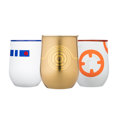 Star Wars TM Droids Stemless Set (3) - Smooth Beverage G1