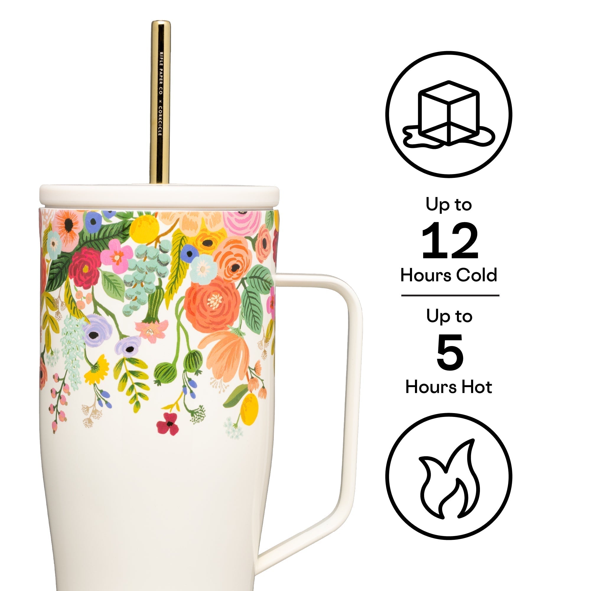 Rifle Paper Co. Cold Cup XL - Fresh Drinkware M1