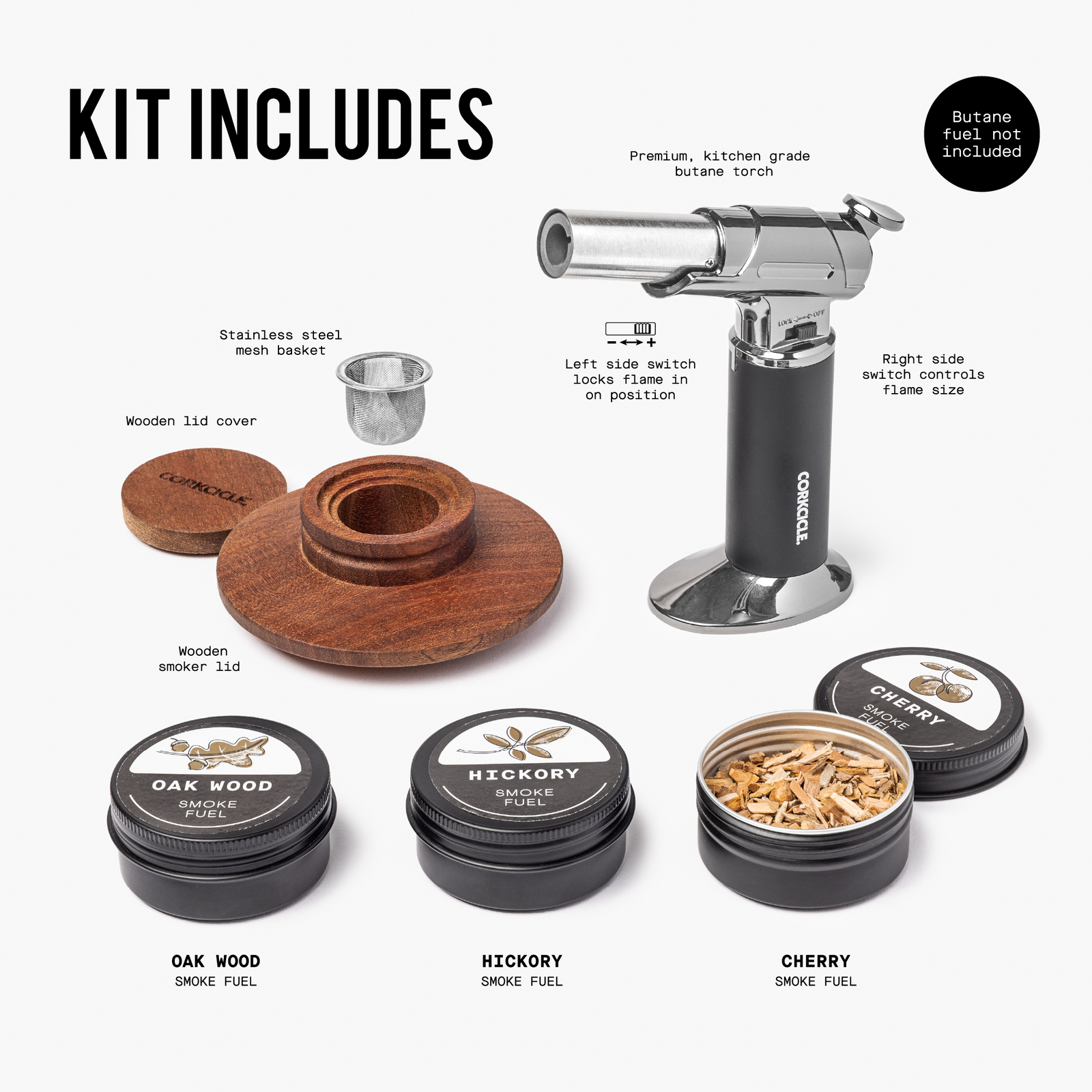 Whiskey Smoking Kit - Premium Select I8