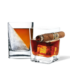Whiskey Wedge + Cigar Glass Bundle - Clean Whiskey K1